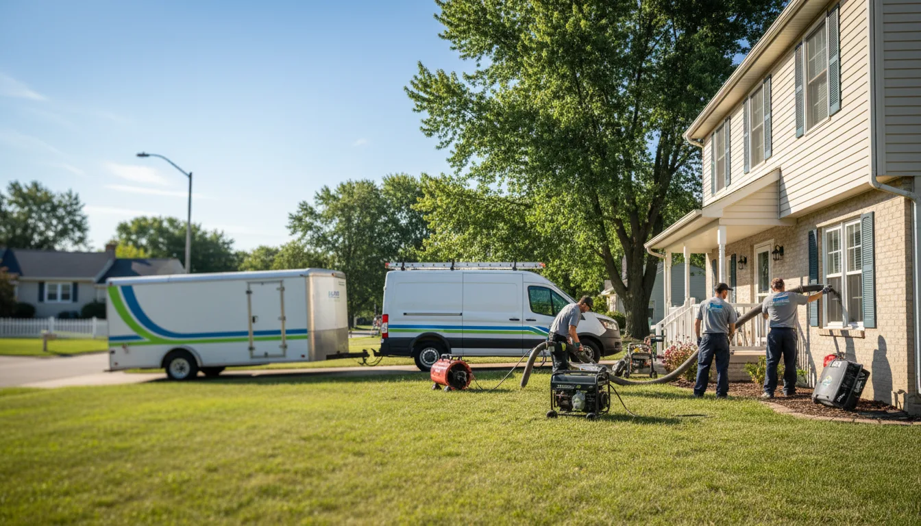 Flooded Basement Restoration And Cleanup With Repair in Ingleside, IL near me